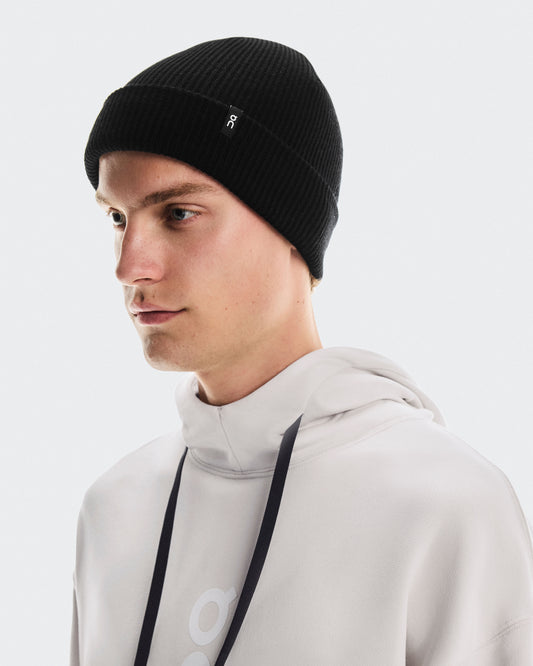 Merino Beanie Black - US 4778