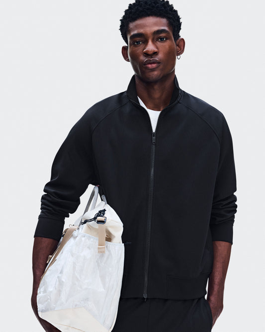 Men's Courtside Full-Zip Black - US 1378
