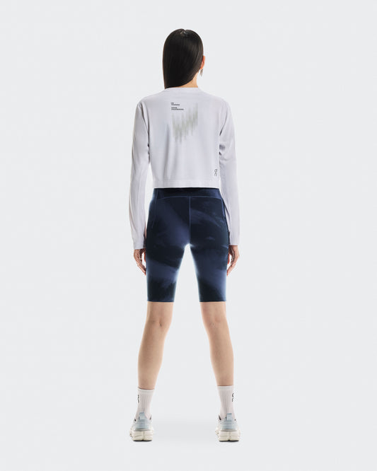 Women's Studio Tights Short Acai | Navy - US 9463