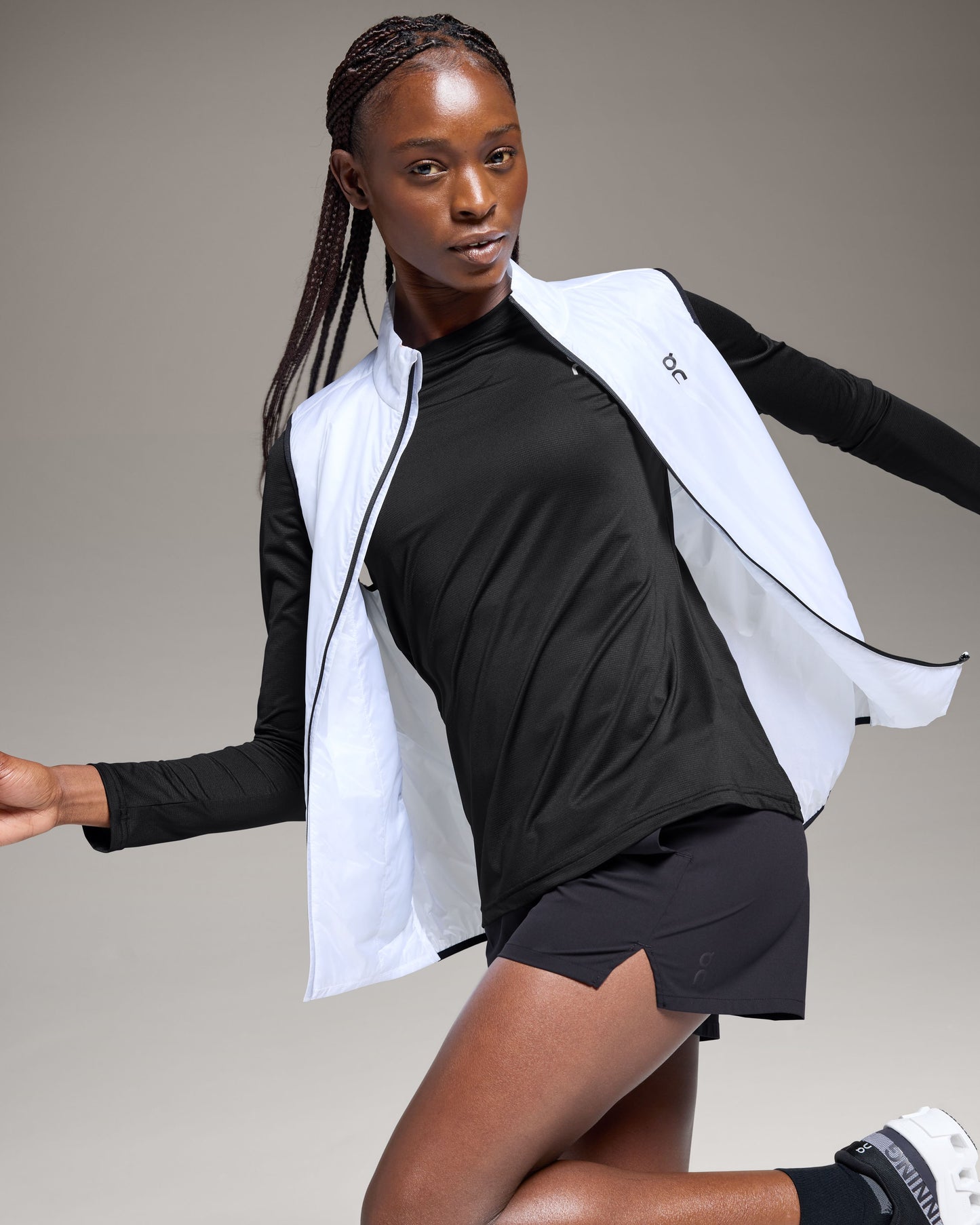 Women's Core Long-T Black - US 2543