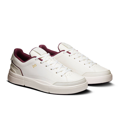 Women's THE ROGER Centre Court Ivory | Maroon - US 4901