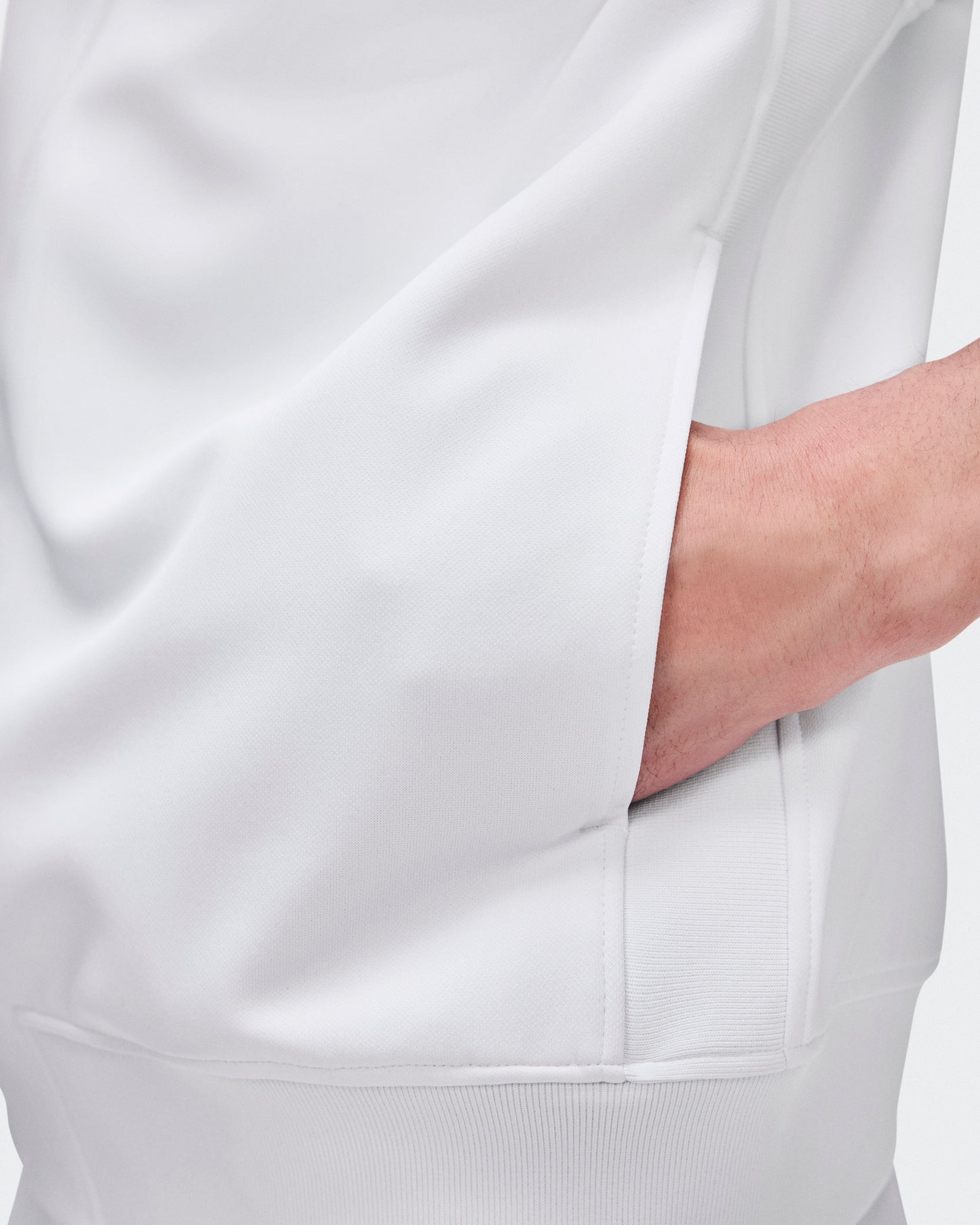 Men's Courtside Full Zip LDN White - US 4573