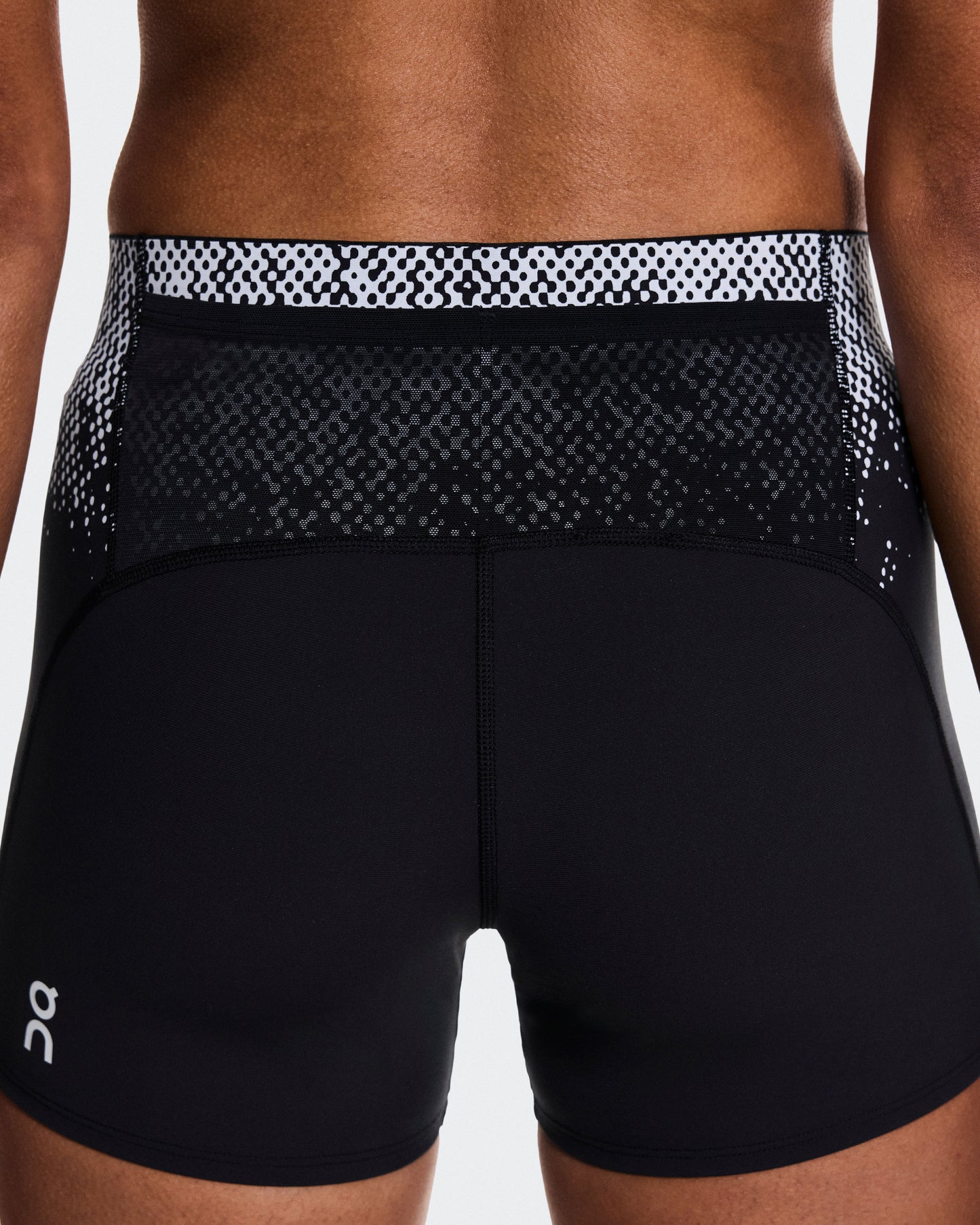 Women's Zero Short Tights Black | White - US 4835