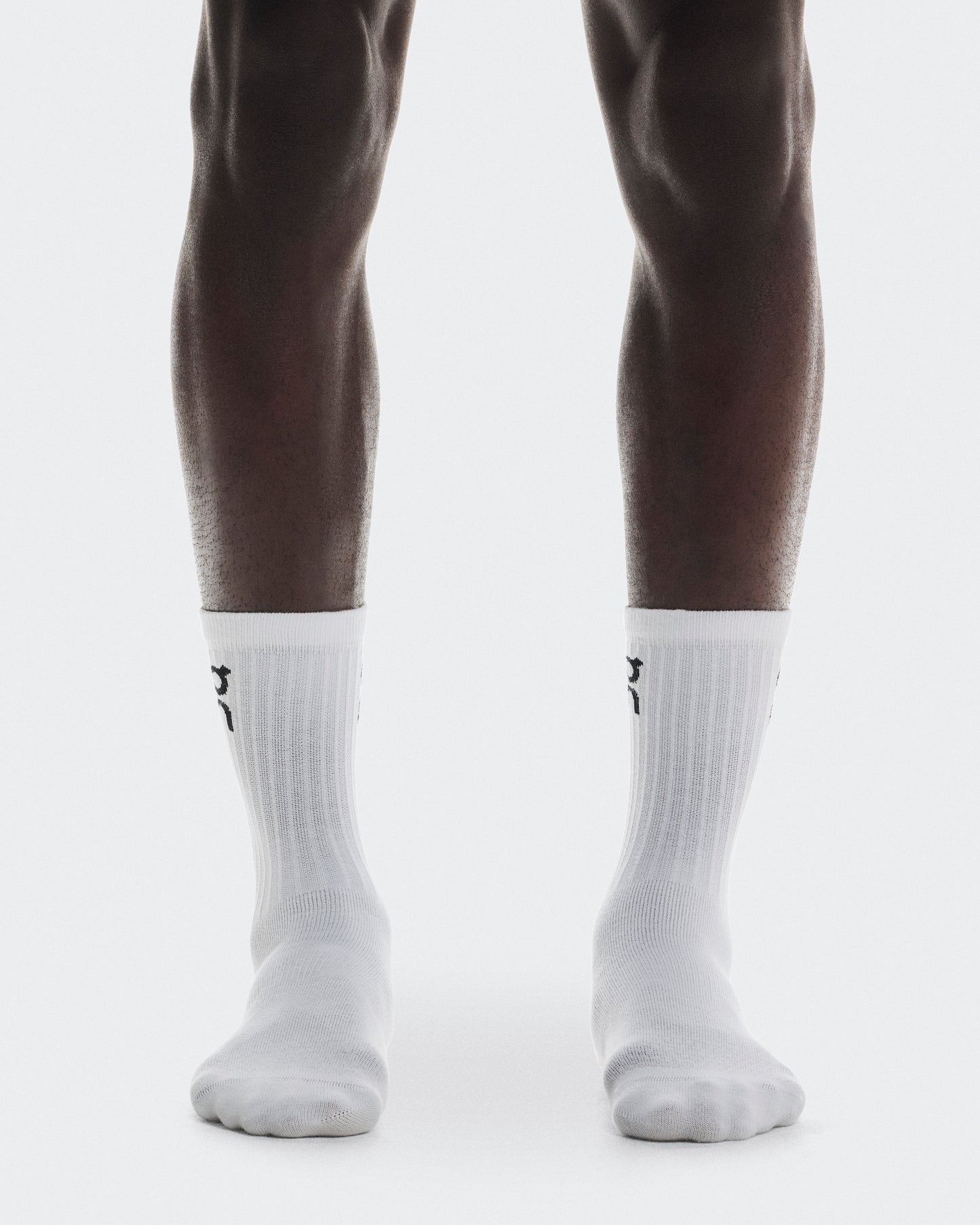 Logo Sock High 3P White - US 8376