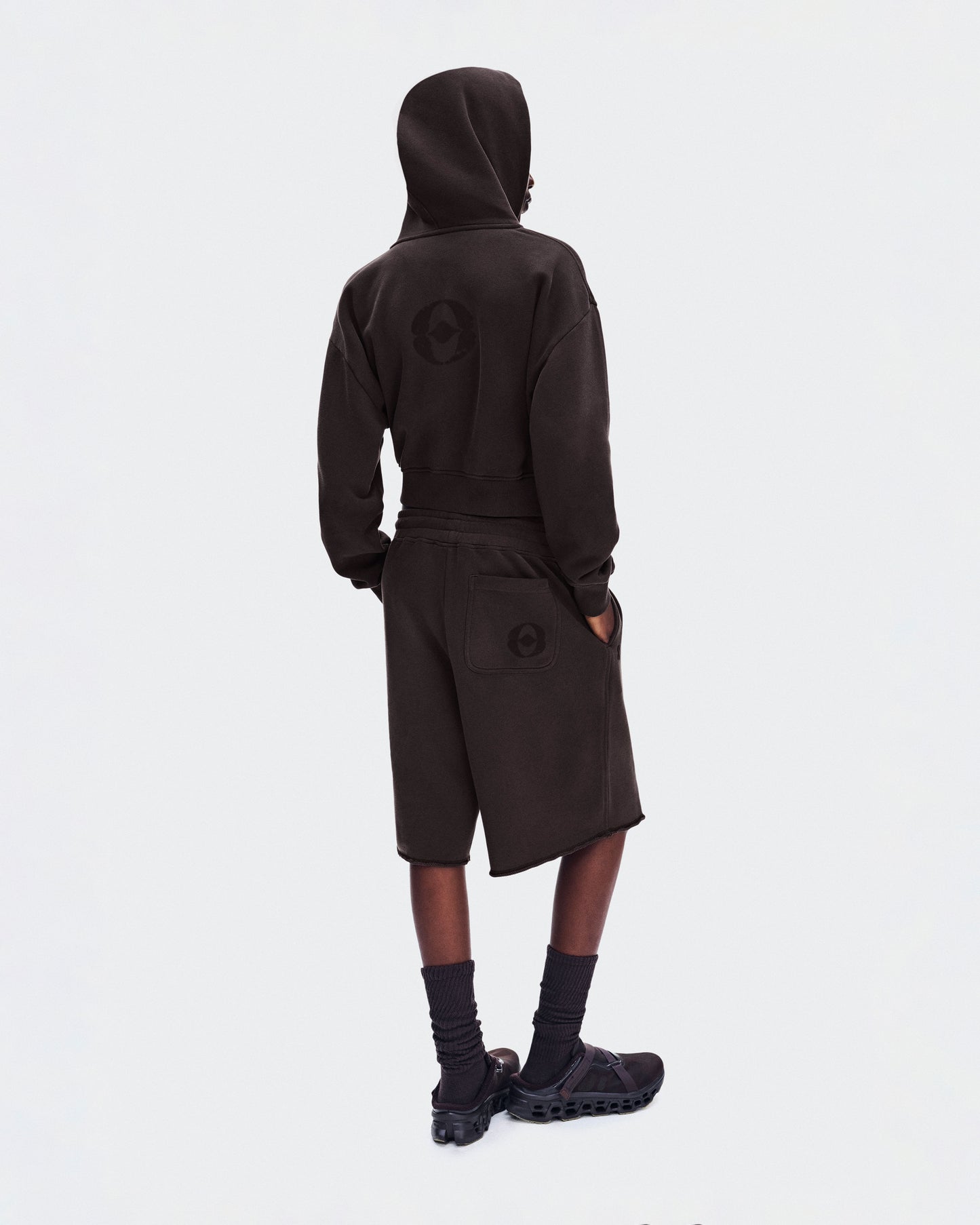 Women's Club Collective Full Zip Hoodie FKA Espresso - US 5328