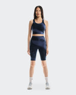 Women's Studio Open Back Crop Acai | Navy - US 2485