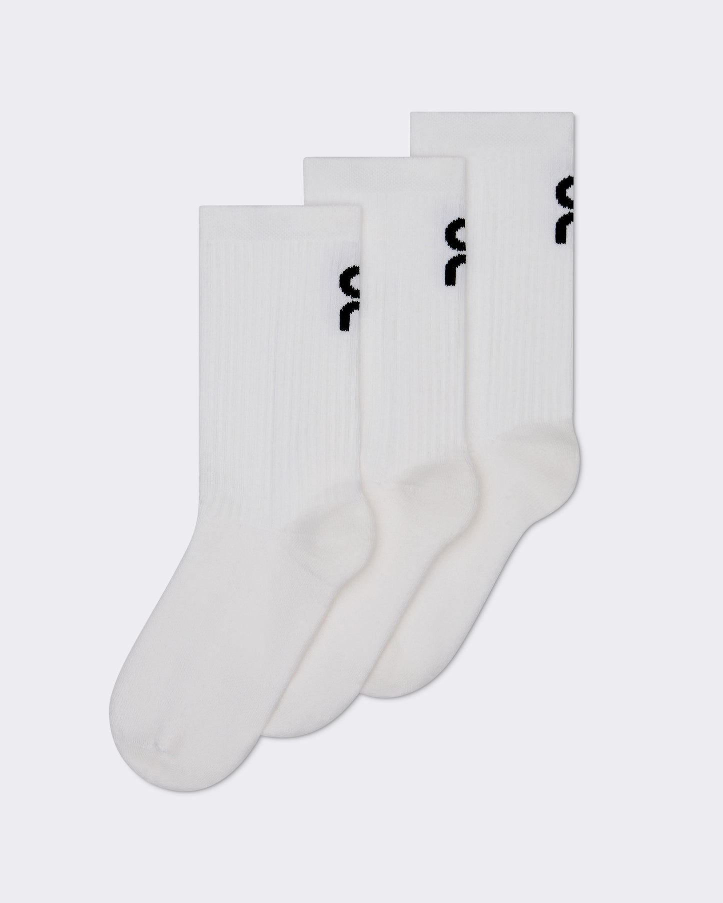 Kids Logo Sock High 3P Kids White - US 8265