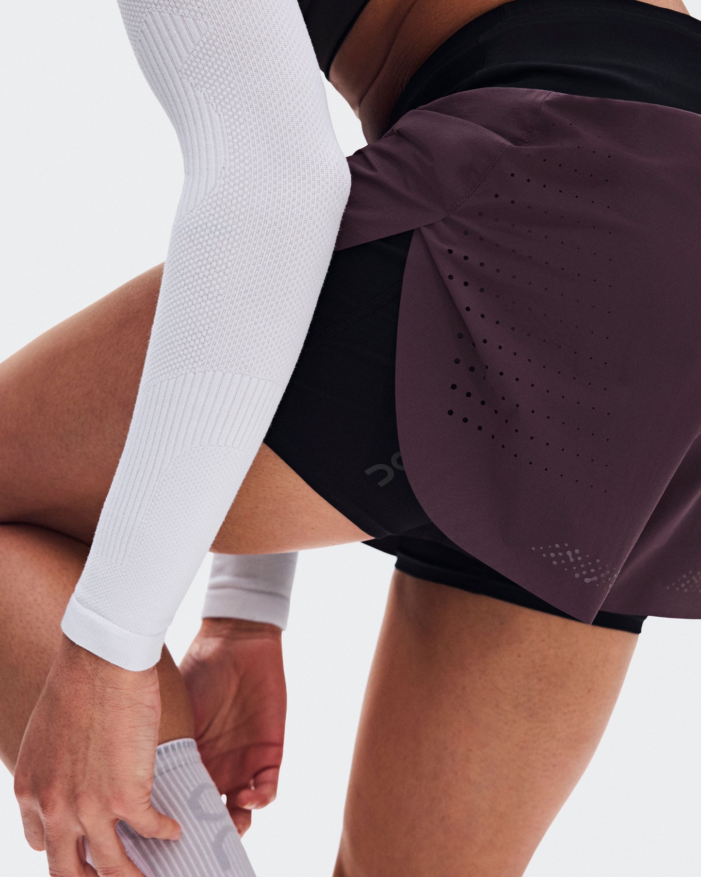 Women's Zero 2-in-1 Shorts Urchin | Black - US 7112