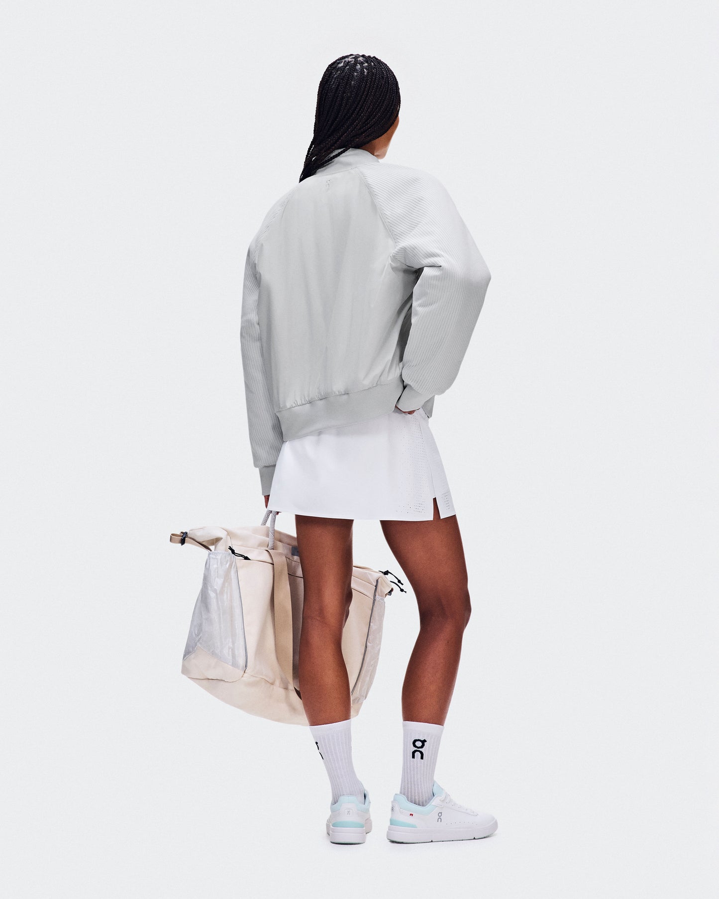 Women's Courtside Bomber Glacier - US 4856