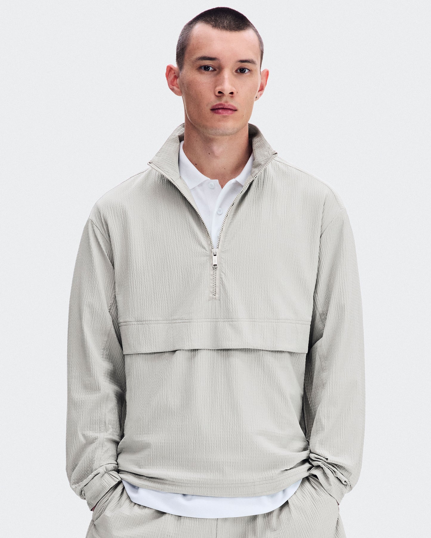 Men's Courtside 1/2 Zip Eaze Brume - US 1118