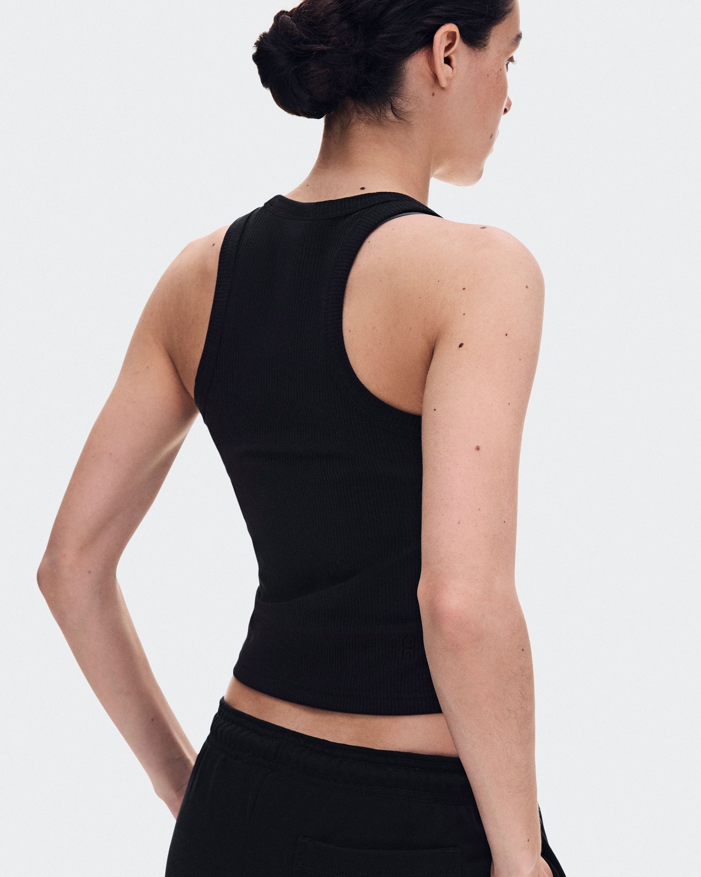 Women's All-Day Ribbed Tank Black - US 1393
