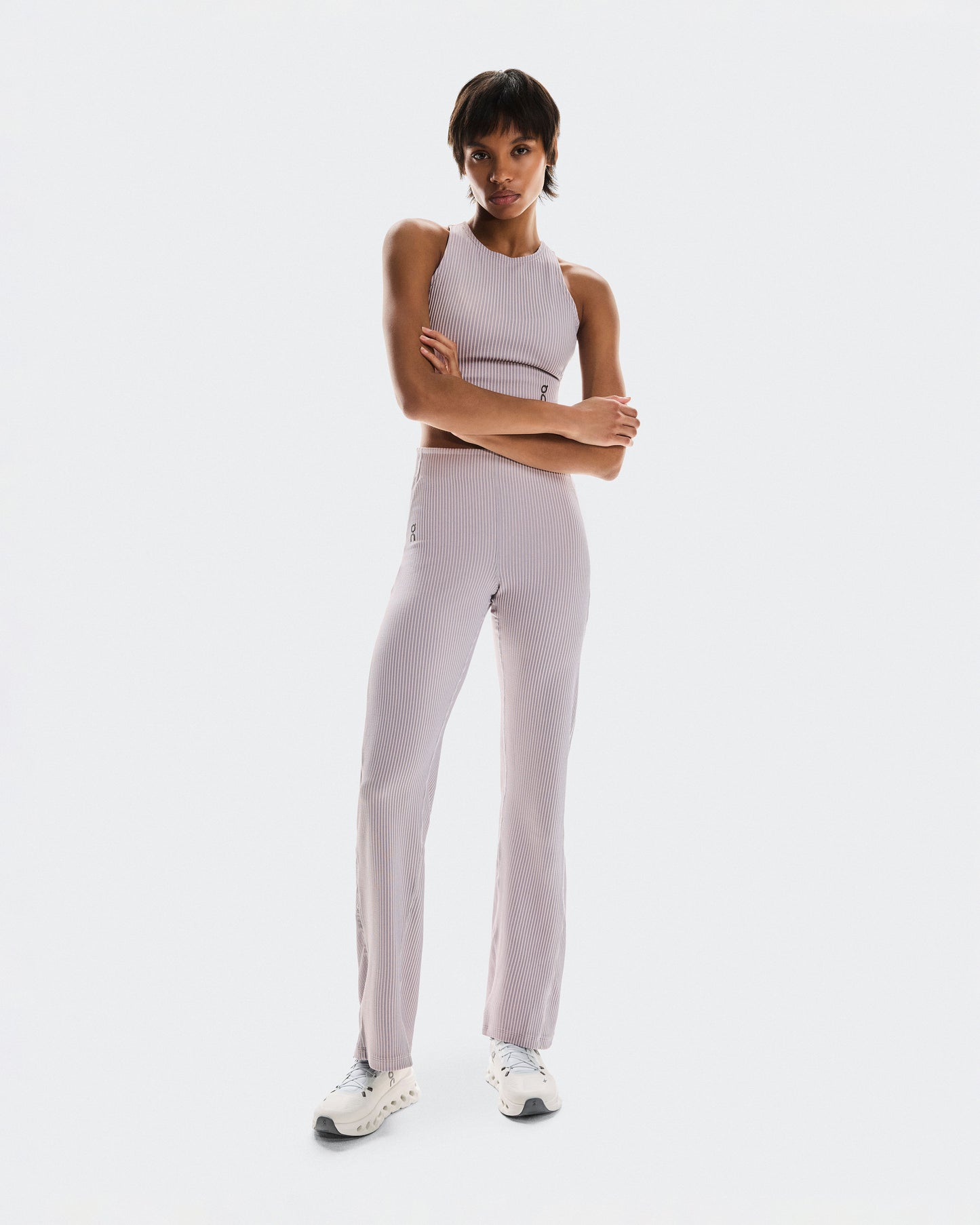 Women's All-Day Ribbed Pants Orchid | Lilac - US 6021
