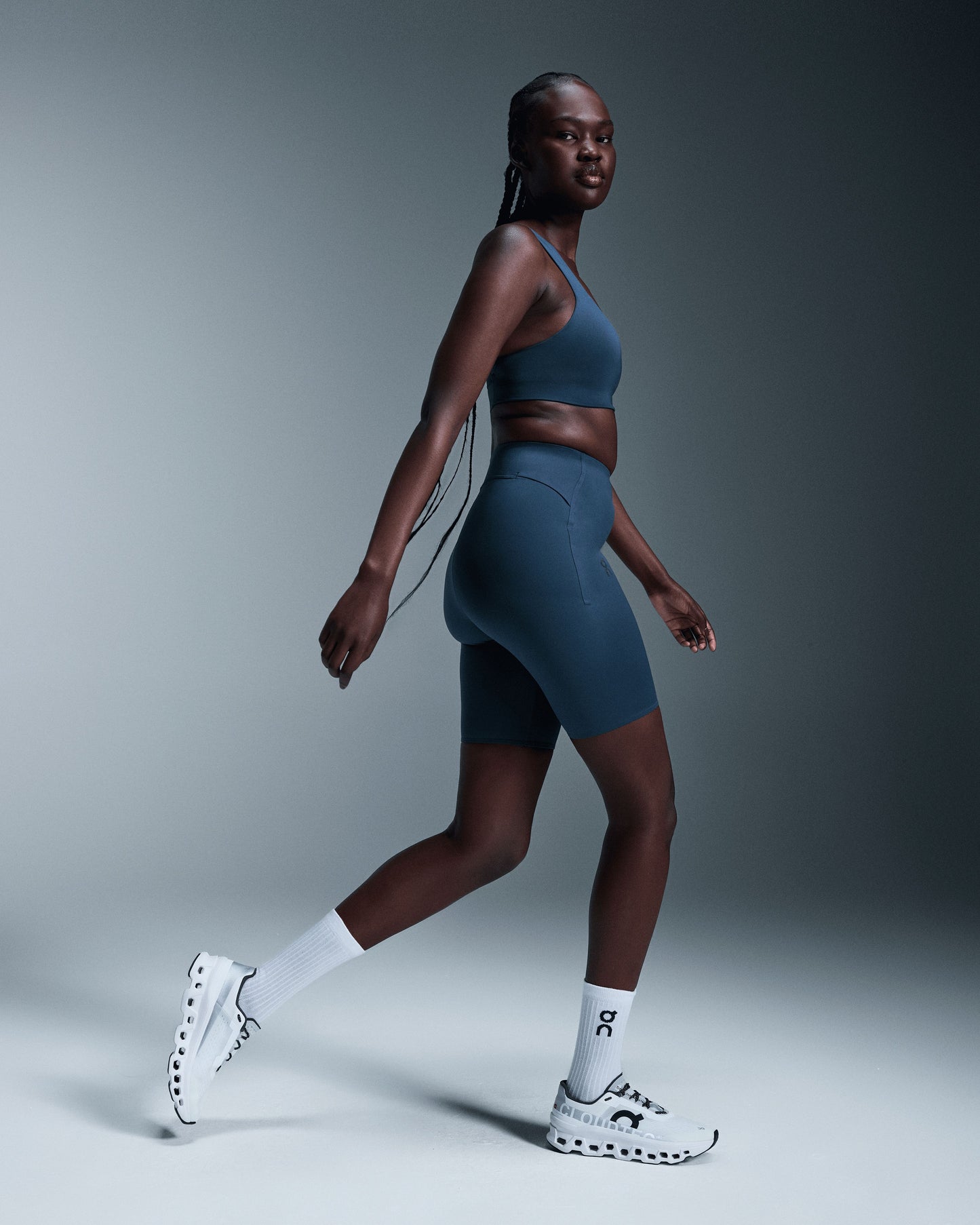 Women's Active 1/2 Tights Denim - US 3131