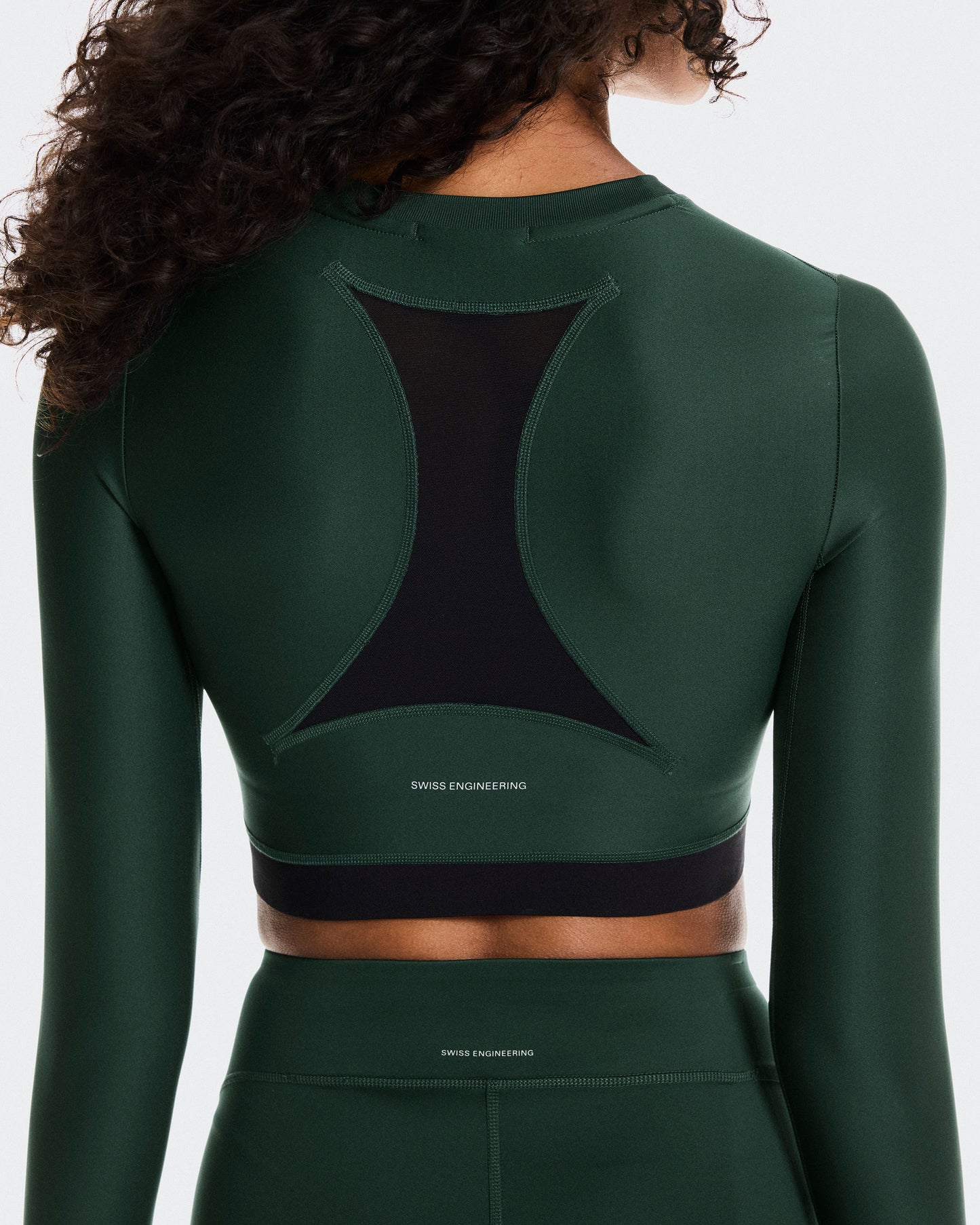 Women's Train Long Sleeve Crop Obsidian - US 3701