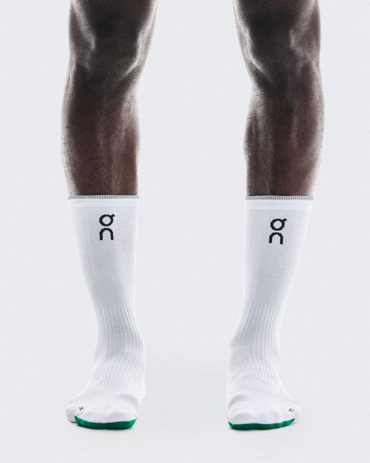 Elite Run Sock High White | Ivory - US 9530