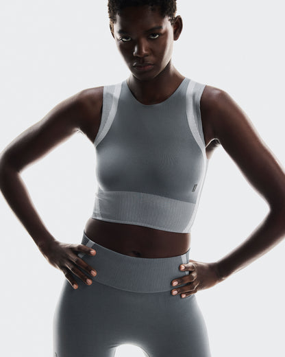 Women's Studio Knit Crop Rock | Glacier - US 2020