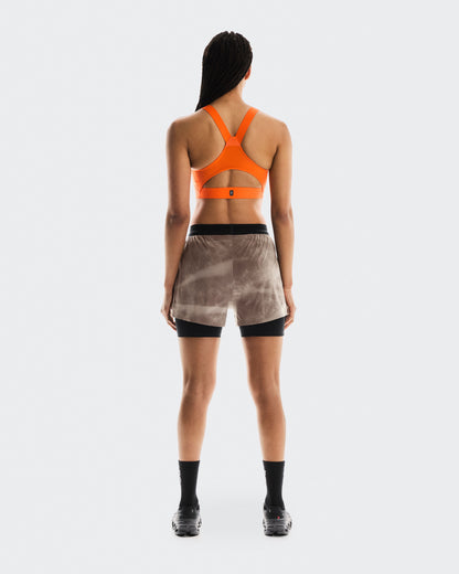 Women's 3" Performance Shorts AOP Cinder | Black - US 7667