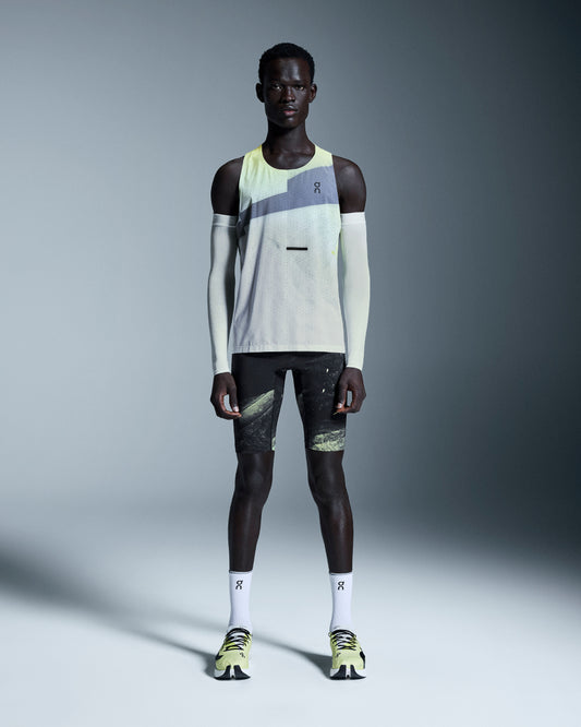 Men's Race Singlet Limelight | Glacier - US 7862