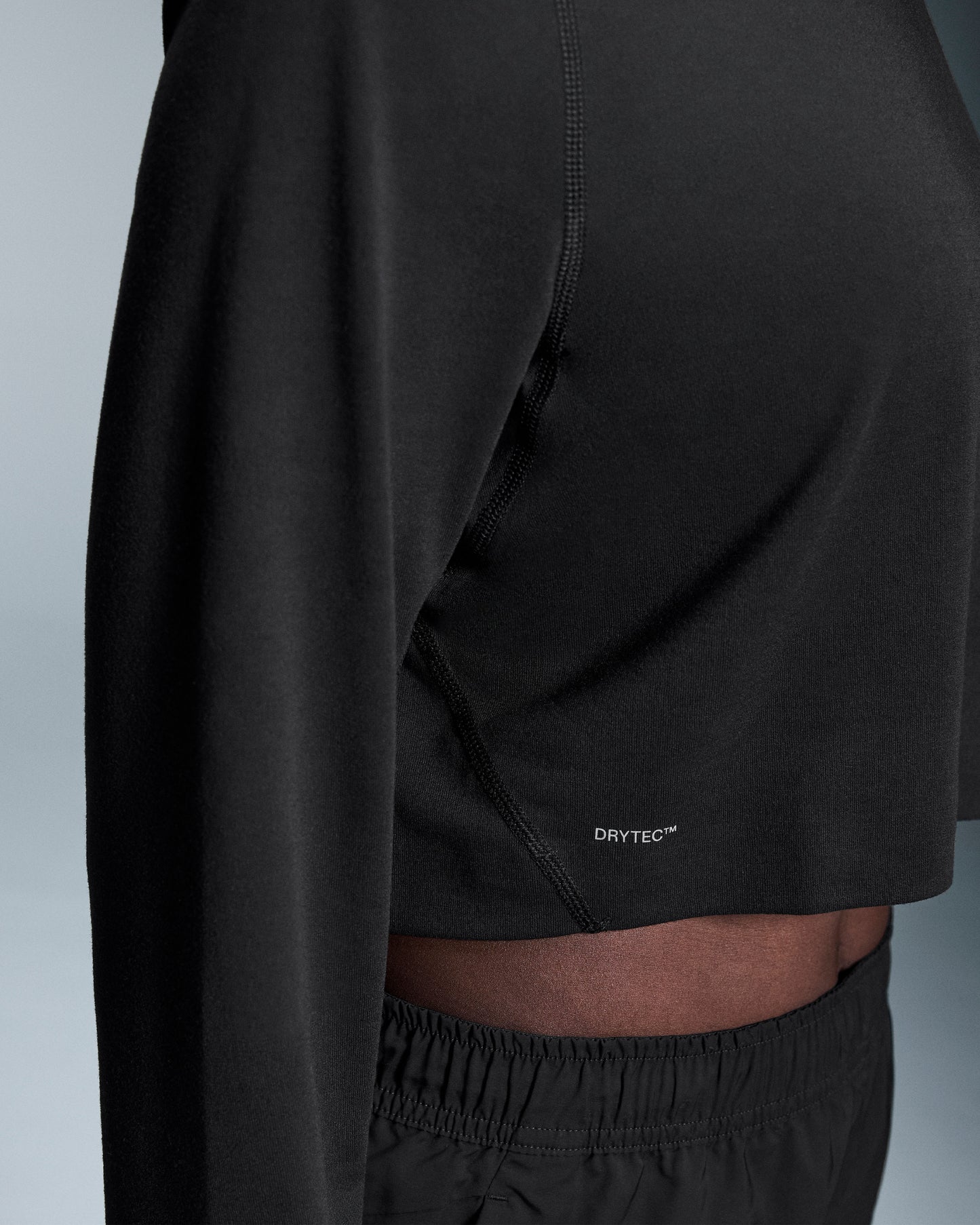 Women's Active Long-T Crop Black - US 6365