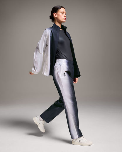 Women's Court Track Pants Black | White - US 2566