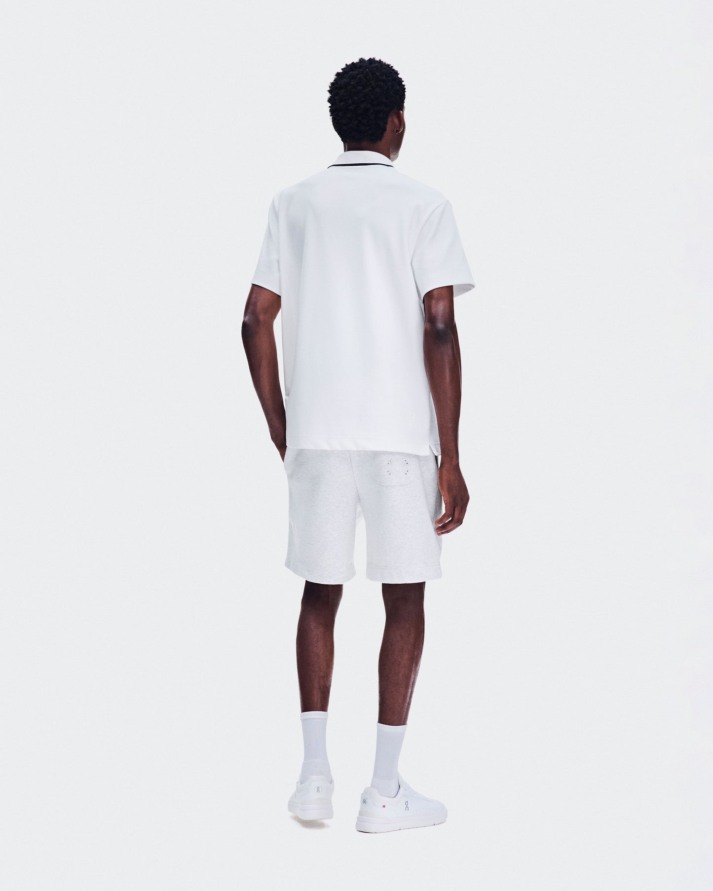Men's Courtside Polo All White - US 6972