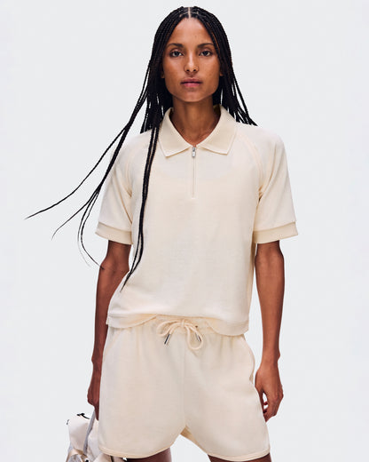 Women's Courtside Polo Terry Chantilly - US 9418