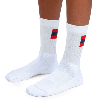 Women's Tennis Sock White | Red - US 3077