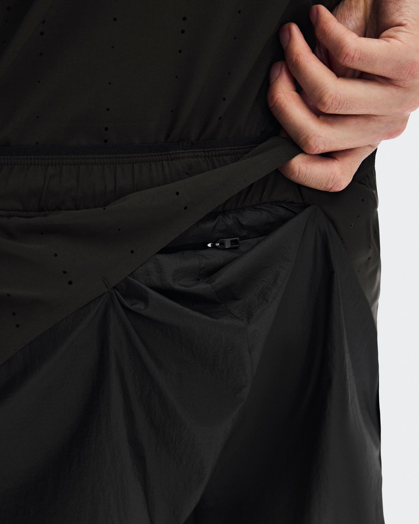 Men's Zero 2-in-1 Shorts PAF Molasses | Black - US 7621
