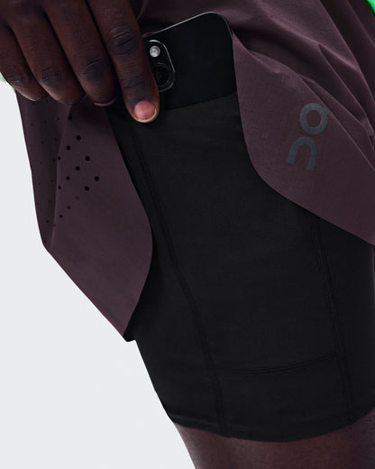 Men's Zero 2-in-1 Shorts Urchin | Black - US 2245