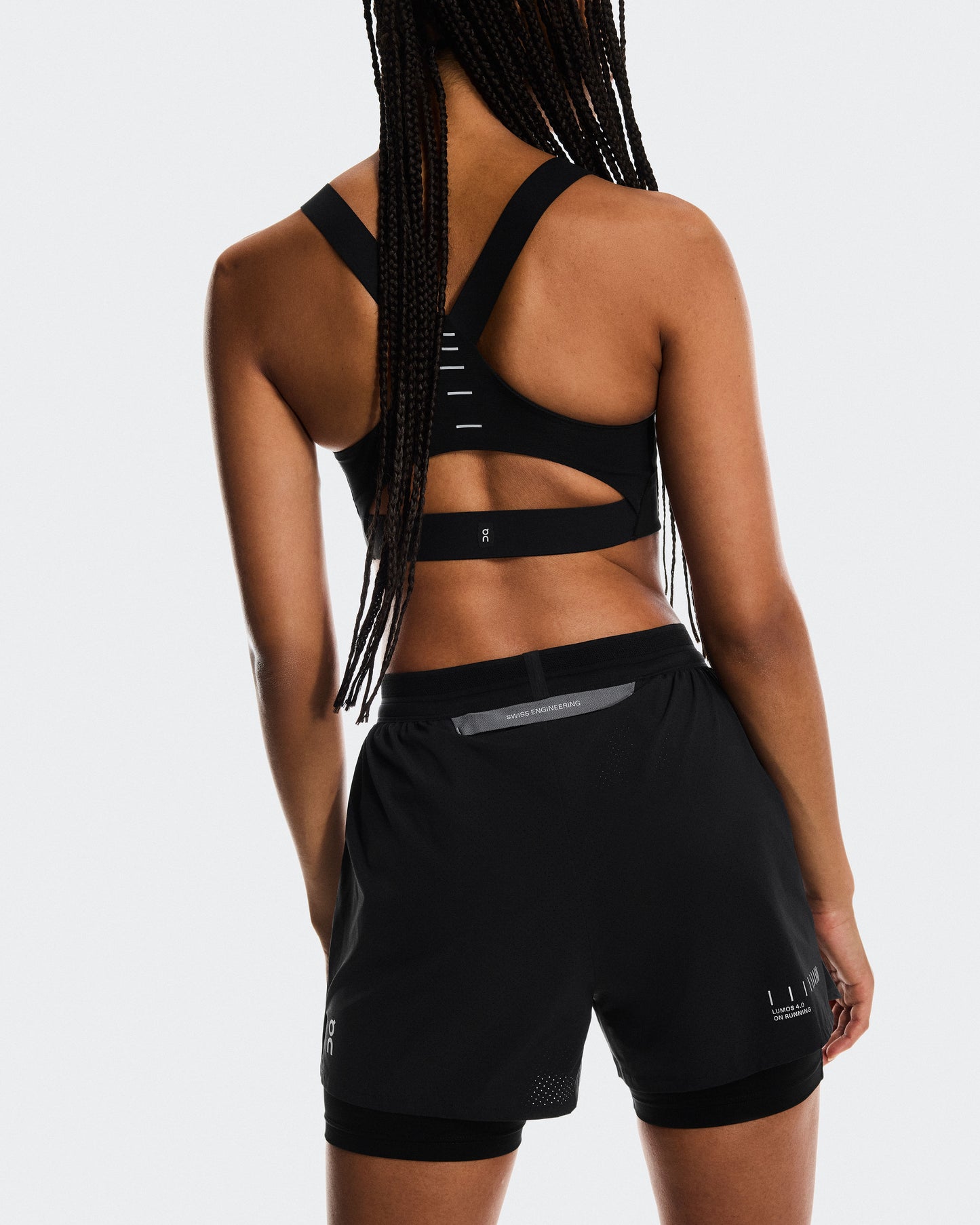 Women's Performance Shorts Lumos Eclipse | Black - US 9741