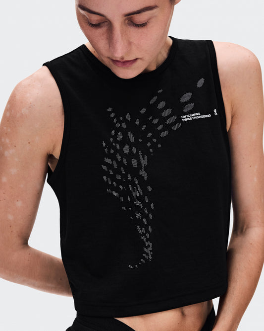 Women's On Run Tank Black - US 1463