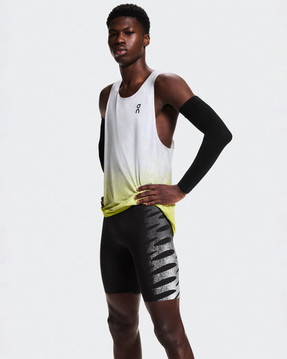 Men's Zero Half Tights Iron | White - US 6990