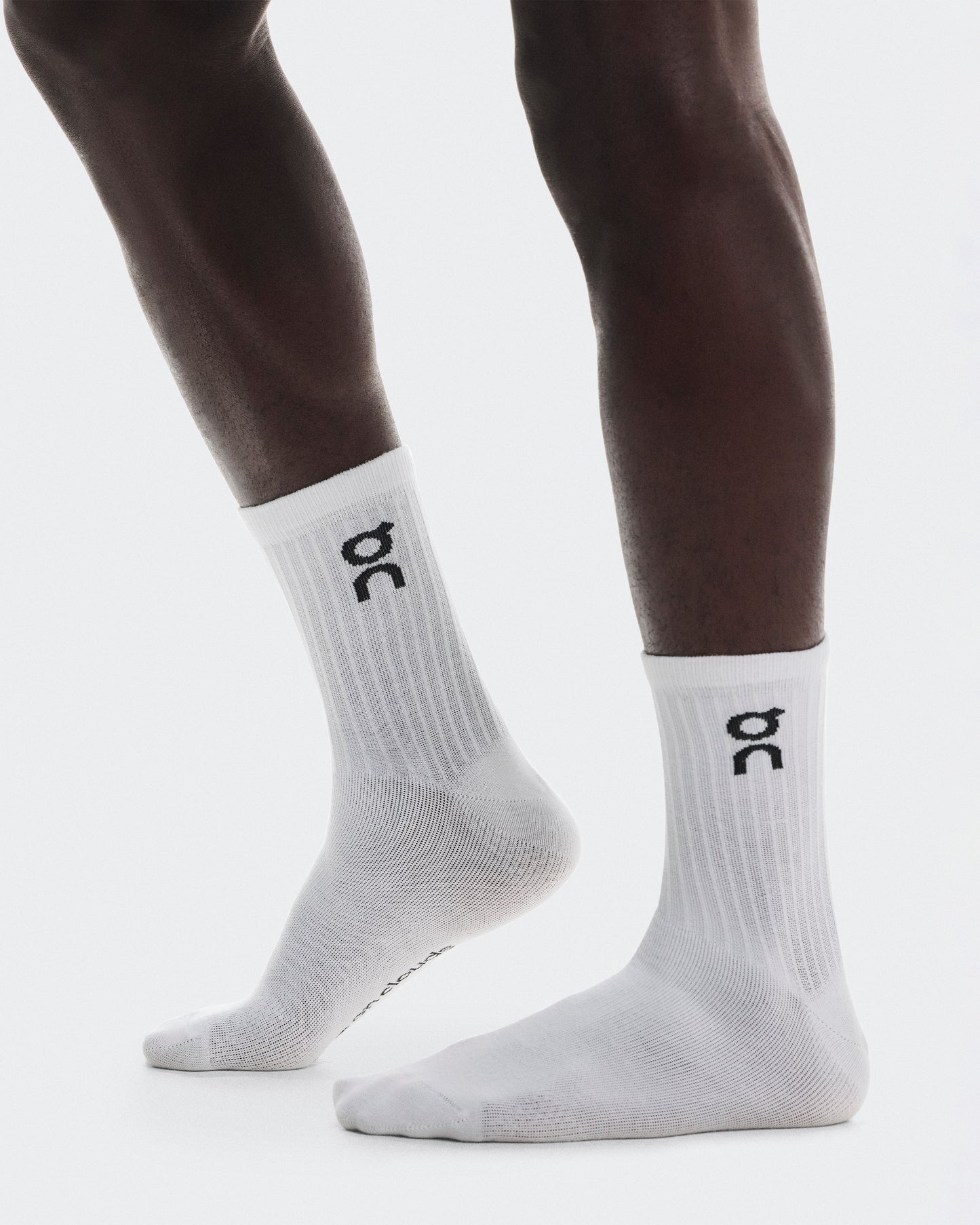 Logo Sock High 3P White - US 8376