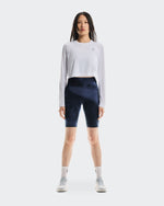 Women's Studio Tights Short Acai | Navy - US 9463