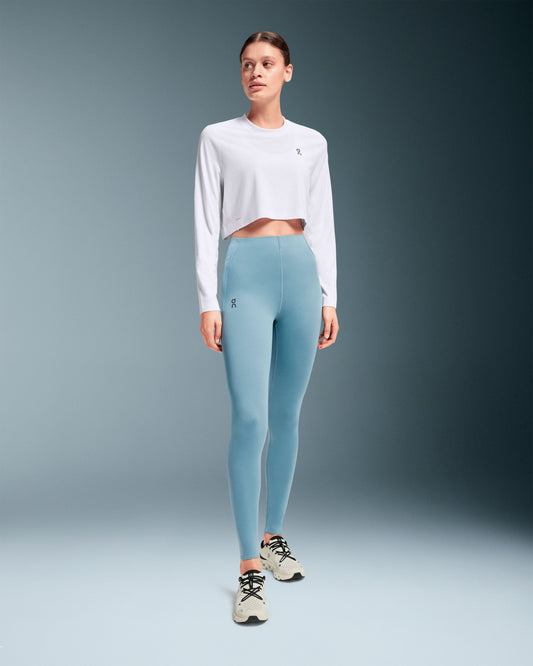 Women's Active Long-T Crop Graphic White - US 9400