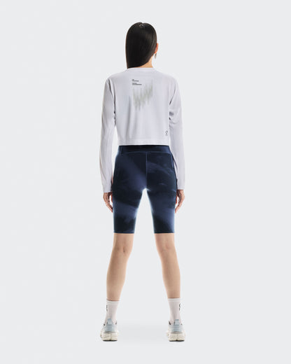 Women's Studio Tights Short Acai | Navy - US 9463
