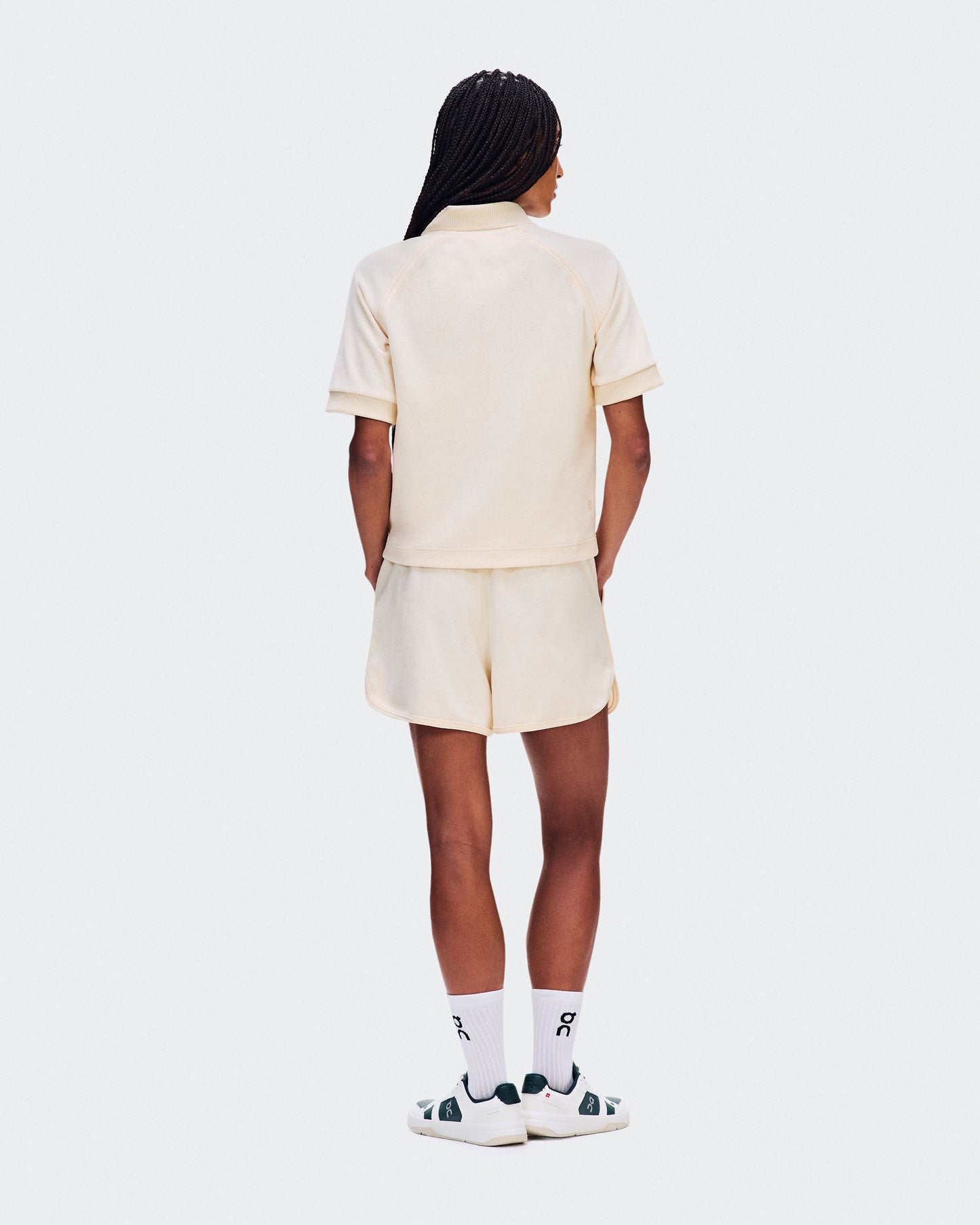 Women's Courtside Polo Terry Chantilly - US 9418