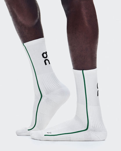 Court Sock High White | Neem - US 7412