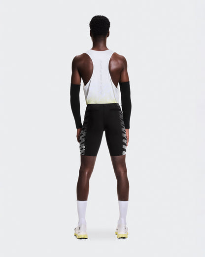 Men's Zero Half Tights Iron | White - US 6990