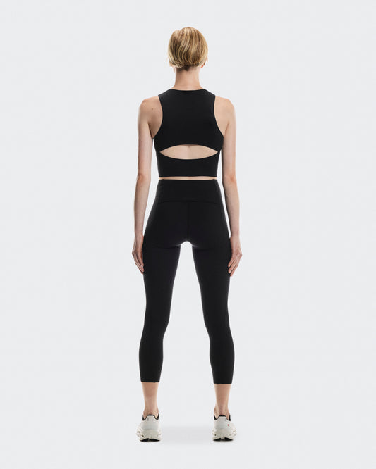 Women's Studio Open Back Crop Black - US 4632