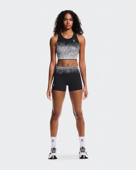 Women's Zero Crop White | Black - US 5875