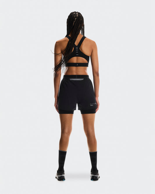Women's Performance Shorts Lumos Eclipse | Black - US 9741