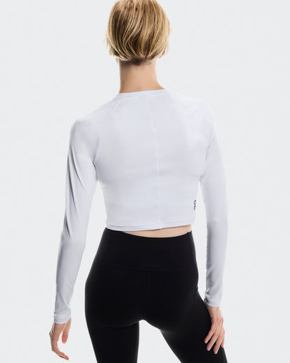 Women's Studio Long-T Crop White - US 7313