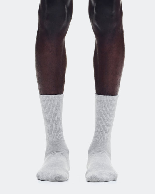 Club Sock High 2P Heather Gray - US 0748