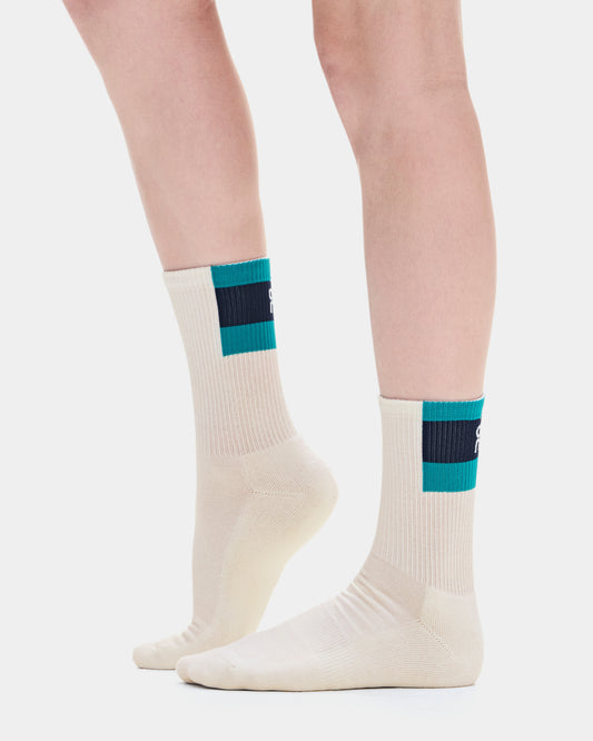 Courtside Sock High 2P Ivory | Midnight - US 1572