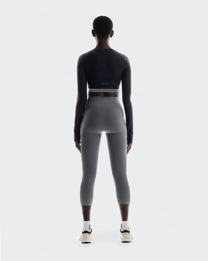 Women's Train Long Sleeve Crop Black - US 8607