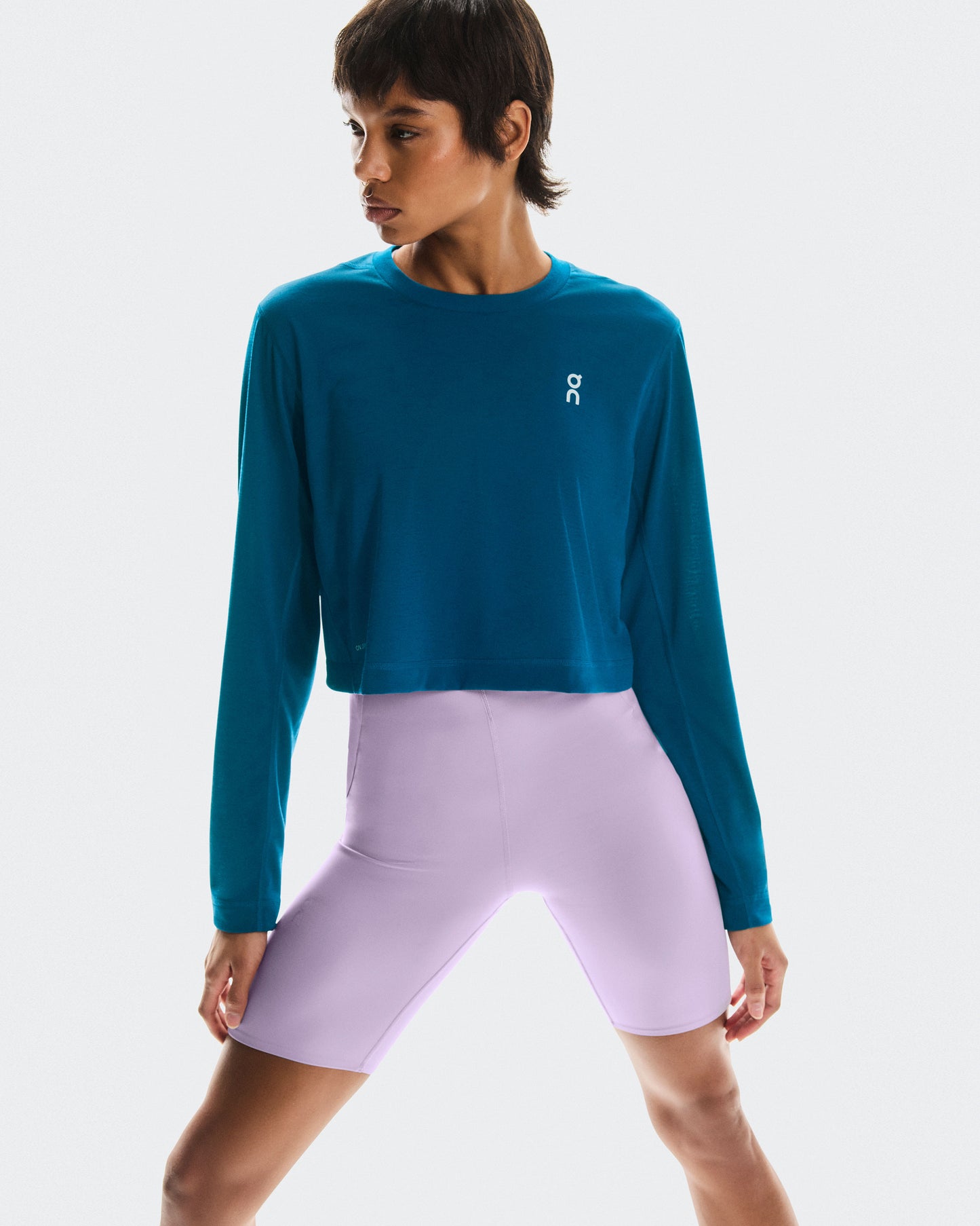 Women's Train Long-T Crop Tempest - US 3967