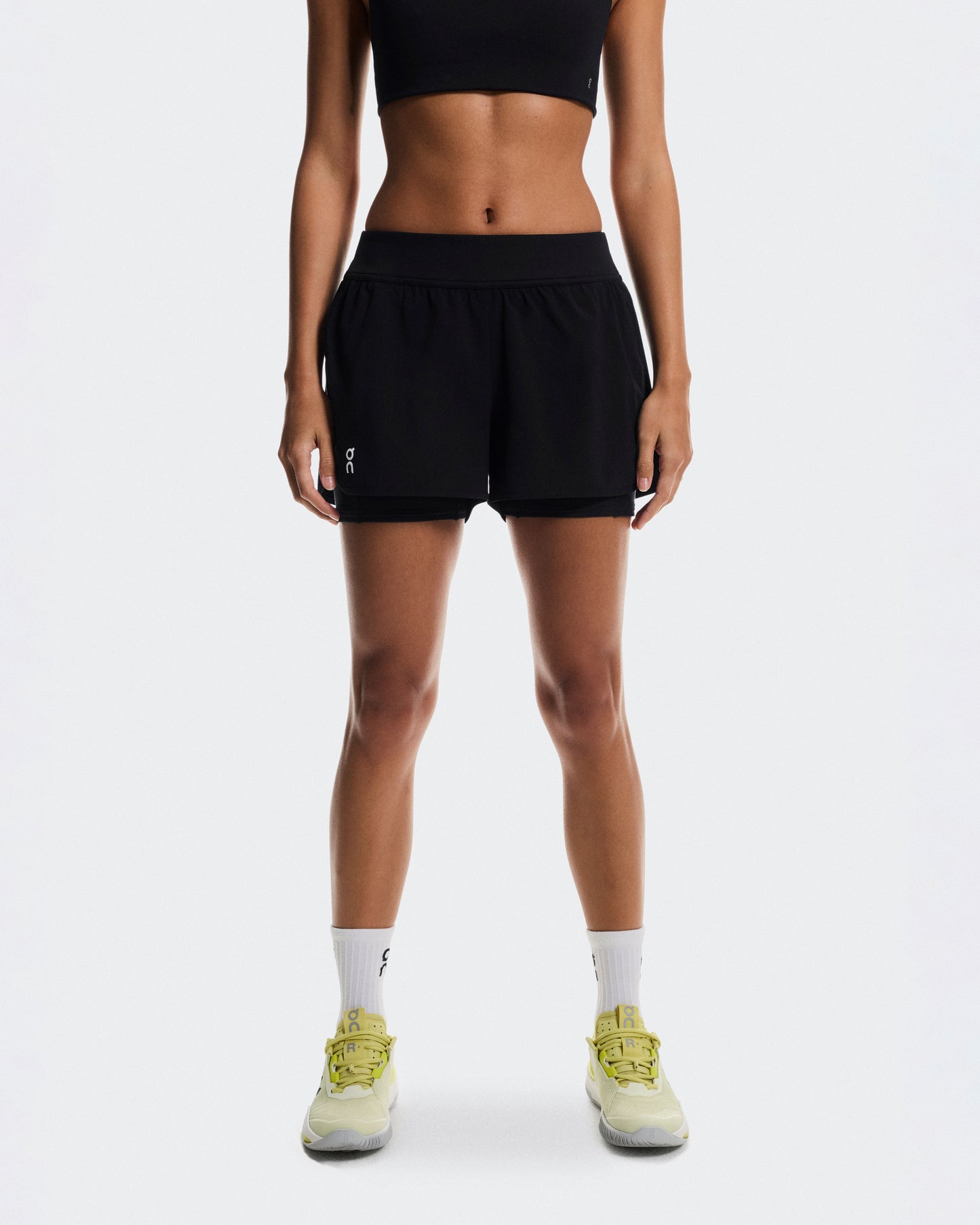 Women's 3" Court Shorts 2-in-1 Black - US 2339