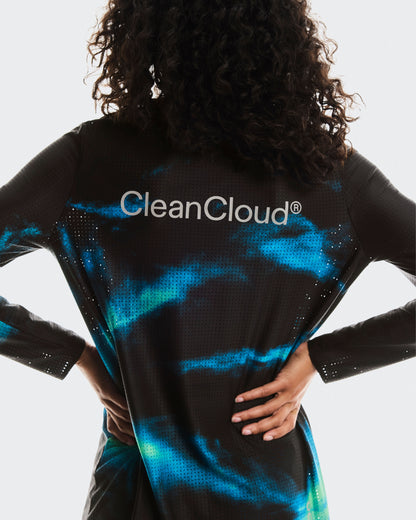 Women's Pace Mesh Long-T Black | Horizon - US 6448