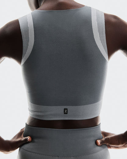Women's Studio Knit Crop Rock | Glacier - US 2020